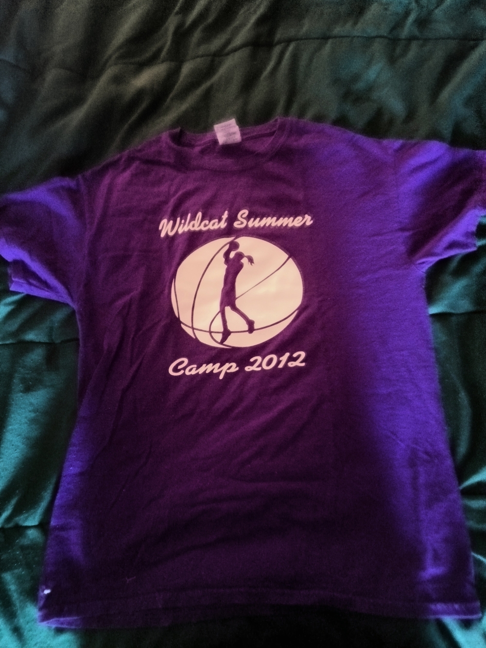 Wildcat Summer Camp 2012 Purple Graphic Tee